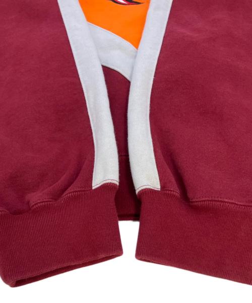 SUPREME（シュプリーム）SUPREME (シュプリーム) Equipe Half Zip Sweatshirt オレンジ×レッド サイズ:Mの古着・服飾アイテム