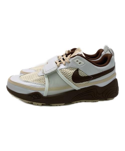 NIKE（ナイキ）NIKE (ナイキ) Travis Scott (トラヴィススコット) ZOOM FIELD JAXX HQ3073-100 ホワイト×ブラウン サイズ:US11.5の古着・服飾アイテム