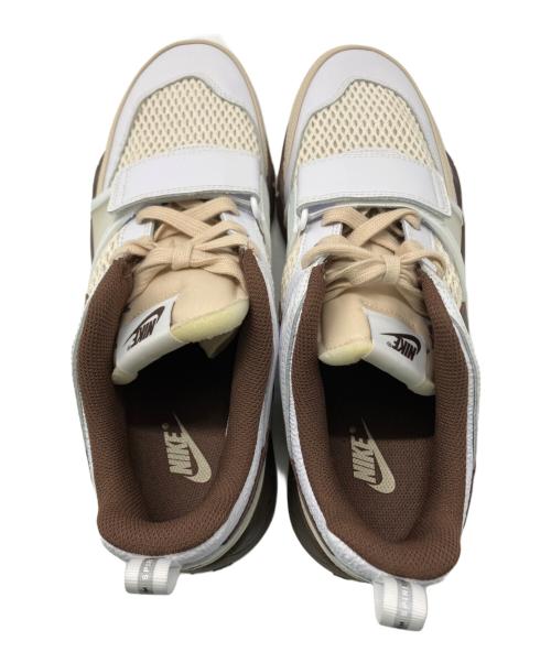 NIKE（ナイキ）NIKE (ナイキ) Travis Scott (トラヴィススコット) ZOOM FIELD JAXX HQ3073-100 ホワイト×ブラウン サイズ:US11.5の古着・服飾アイテム