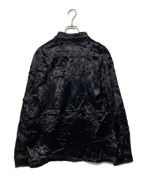 SUPREME（シュプリーム）SUPREME (シュプリーム) Faux Fur Zip Up Shirt ブラック サイズ:SIZE XLの古着・服飾アイテム