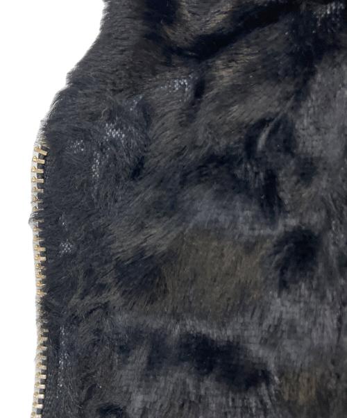 SUPREME（シュプリーム）SUPREME (シュプリーム) Faux Fur Zip Up Shirt ブラック サイズ:SIZE XLの古着・服飾アイテム