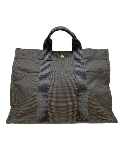 HERMES（エルメス）HERMES (エルメス) トートバッグ グレー・ダークグレー サイズ:実寸参照の古着・服飾アイテム
