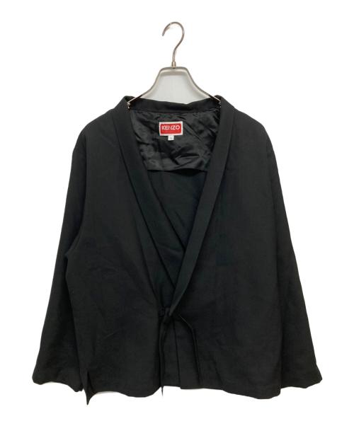 KENZO（ケンゾー）KENZO (ケンゾー) Kimono Jacket　FE65VE14096RE ブラック サイズ:SIZE XLの古着・服飾アイテム