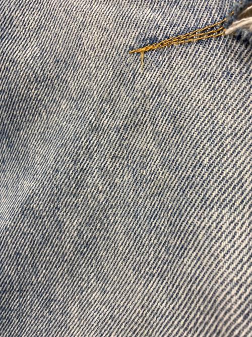 Maison Margiela（メゾンマルジェラ）Maison Margiela (メゾンマルジェラ) デニムジーンズ スラッシュディテール　S51LA0051 インディゴ サイズ:SIZE38の古着・服飾アイテム