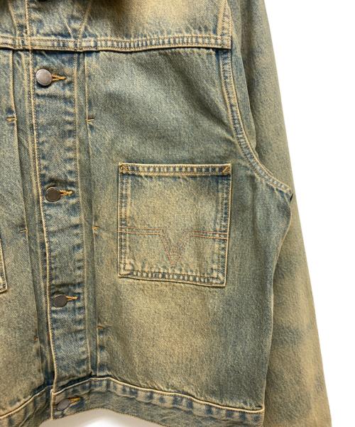 NO MAINTENANCE（ノーメンテナンス）NO MAINTENANCE (ノーメンテナンス) Haze Trucker Jacket インディゴ サイズ:Mの古着・服飾アイテム