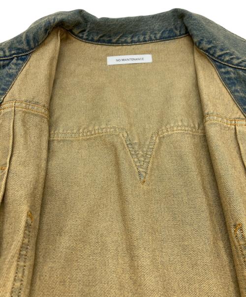 NO MAINTENANCE（ノーメンテナンス）NO MAINTENANCE (ノーメンテナンス) Haze Trucker Jacket インディゴ サイズ:Mの古着・服飾アイテム