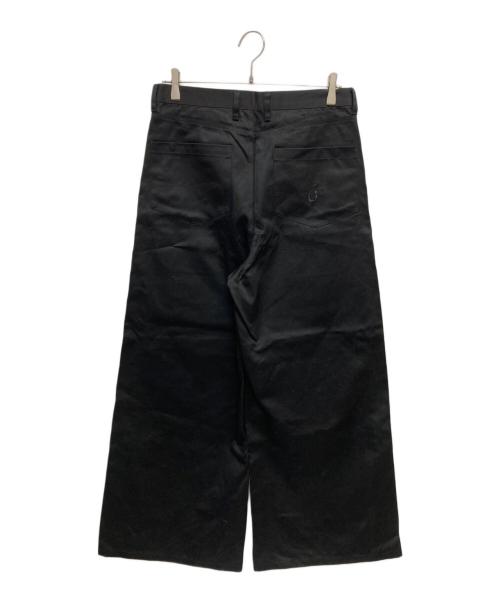 REVINS（レヴィンズ）REVINS (レヴィンズ) Luxe Wide Cotton Pants RE25SS-PT002 ブラック サイズ:SIZE1の古着・服飾アイテム