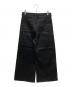 REVINS (レヴィンズ) Luxe Wide Cotton Pants RE25SS-PT002 ブラック サイズ:SIZE1：18000円
