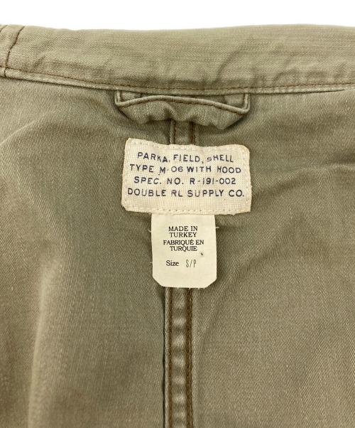 RRL（ダブルアールエル）RRL (ダブルアールエル) レザーヨークフィッシュテールパーカー カーキ サイズ:SIZE Sの古着・服飾アイテム