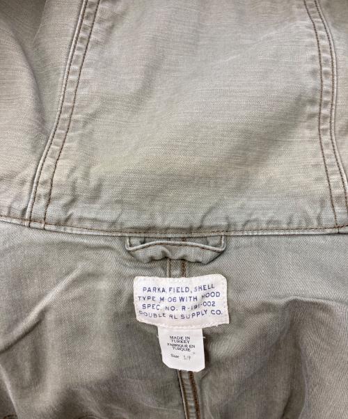 RRL（ダブルアールエル）RRL (ダブルアールエル) レザーヨークフィッシュテールパーカー カーキ サイズ:SIZE Sの古着・服飾アイテム