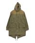 RRL（ダブルアールエル）の古着「レザーヨークフィッシュテールパーカー」｜カーキ
