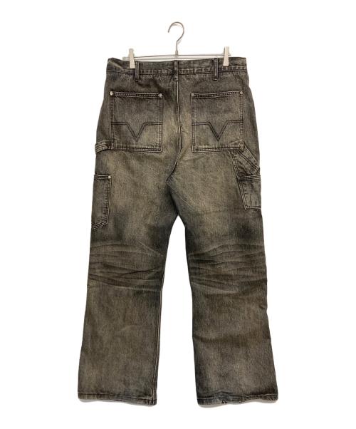 NO MAINTENANCE（ノーメンテナンス）NO MAINTENANCE (ノーメンテナンス) ジャパニーズダブルニーデニム ブラック サイズ:SIZE 34の古着・服飾アイテム