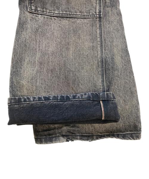 NO MAINTENANCE（ノーメンテナンス）NO MAINTENANCE (ノーメンテナンス) ジャパニーズダブルニーデニム ブラック サイズ:SIZE 34の古着・服飾アイテム