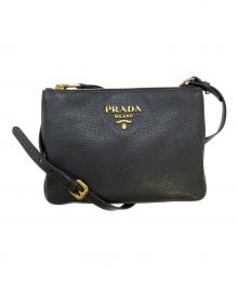 PRADA（プラダ）の古着「ショルダーバッグ 1BH046」｜ブラック
