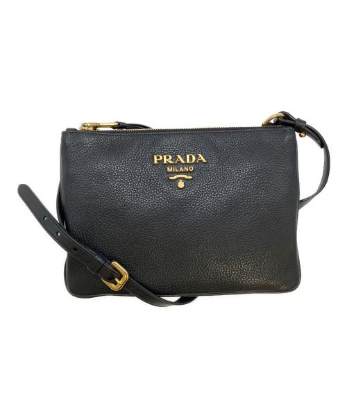 PRADA（プラダ）PRADA (プラダ) ショルダーバッグ 1BH046 ブラック サイズ:実寸参照の古着・服飾アイテム