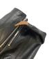 中古・古着 FINECREEK&CO Collarless Single Riders Jacket”Heavy Weight Bud”/カラーレスシングルライダースジャケット”ヘビーウェイトバド” ブラック サイズ:SIZE38：100000円