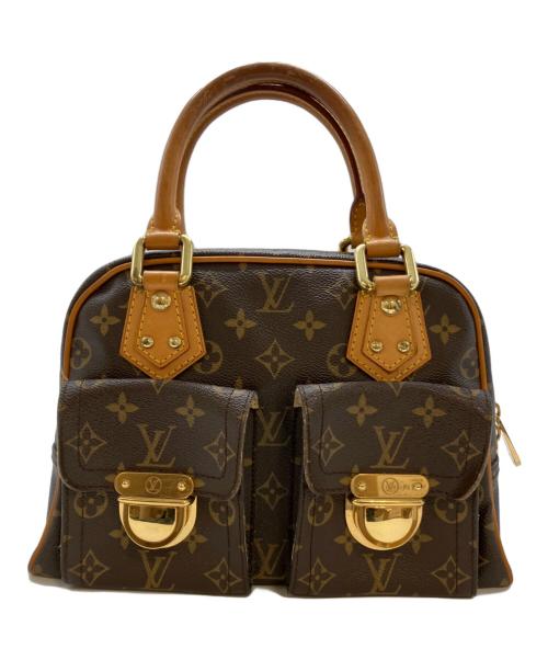 LOUIS VUITTON（ルイ ヴィトン）LOUIS VUITTON (ルイ ヴィトン) マンハッタンPM M40026 ブラウン サイズ:実寸参照の古着・服飾アイテム