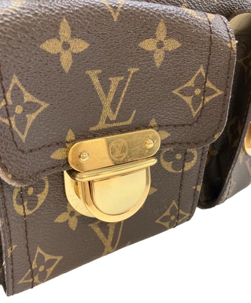 LOUIS VUITTON（ルイ ヴィトン）LOUIS VUITTON (ルイ ヴィトン) マンハッタンPM M40026 ブラウン サイズ:実寸参照の古着・服飾アイテム