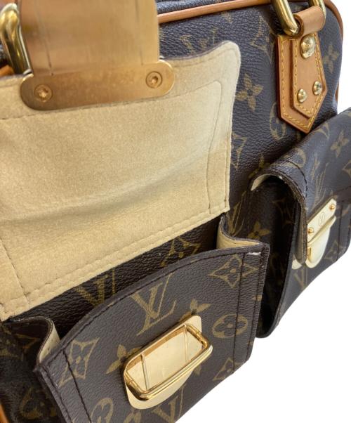 LOUIS VUITTON（ルイ ヴィトン）LOUIS VUITTON (ルイ ヴィトン) マンハッタンPM M40026 ブラウン サイズ:実寸参照の古着・服飾アイテム