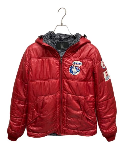 Hysteric Glamour（ヒステリックグラマー）Hysteric Glamour (ヒステリックグラマー) 中綿ジャケット 0213ab01 レッド サイズ:Mの古着・服飾アイテム