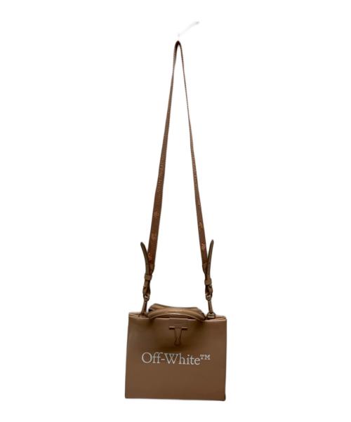 OFFWHITE（オフホワイト）OFFWHITE (オフホワイト) ミニパテントボックスバッグ OWLNA59E20LEA01 ベージュ サイズ:実寸参照の古着・服飾アイテム