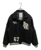 Liberaidersリベレイダース）の古着「LR VARSITY JACKET 770142503」｜ブラック