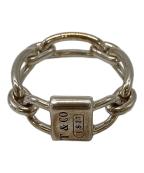 TIFFANY & Co.ティファニー）の古着「1837スモールダブルロックリング　265008」｜シルバー