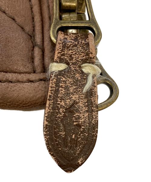 POLO RALPH LAUREN（ポロ・ラルフローレン）POLO RALPH LAUREN (ポロ・ラルフローレン) ラムレザー キルティング ハンティング ジャケット ブラウン サイズ:SIZE Mの古着・服飾アイテム