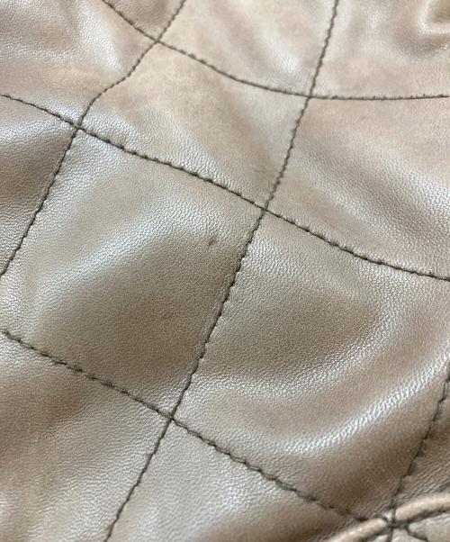 POLO RALPH LAUREN（ポロ・ラルフローレン）POLO RALPH LAUREN (ポロ・ラルフローレン) ラムレザー キルティング ハンティング ジャケット ブラウン サイズ:SIZE Mの古着・服飾アイテム