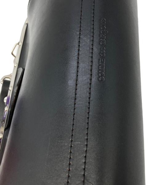 COMME des GARCONS（コムデギャルソン）COMME des GARCONS (コムデギャルソン) クラスプレザーショルダーバッグ ブラック サイズ:実寸サイズをご参照くださいの古着・服飾アイテム
