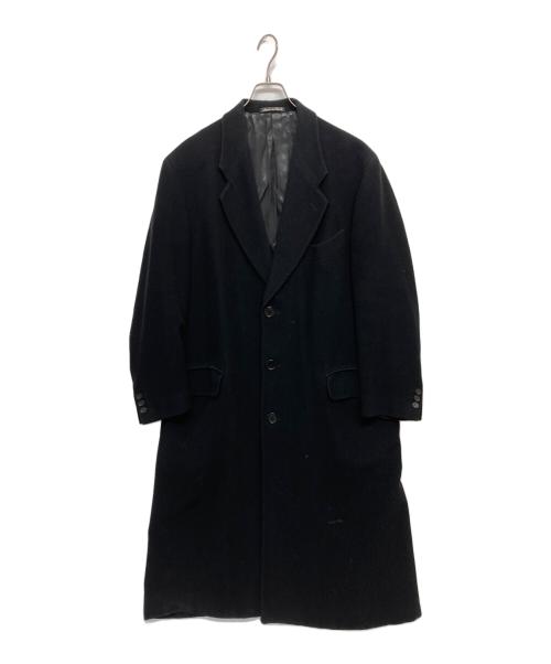 GIORGIO ARMANI（ジョルジオアルマーニ）GIORGIO ARMANI (ジョルジオアルマーニ) オールド チェスターコート ブラック サイズ:不明の古着・服飾アイテム