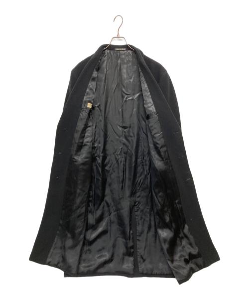GIORGIO ARMANI（ジョルジオアルマーニ）GIORGIO ARMANI (ジョルジオアルマーニ) オールド チェスターコート ブラック サイズ:不明の古着・服飾アイテム