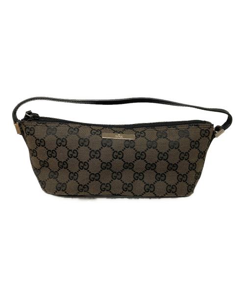 GUCCI（グッチ）GUCCI (グッチ) ハンドバッグ　039 1103 ブラウン サイズ:実寸参照の古着・服飾アイテム