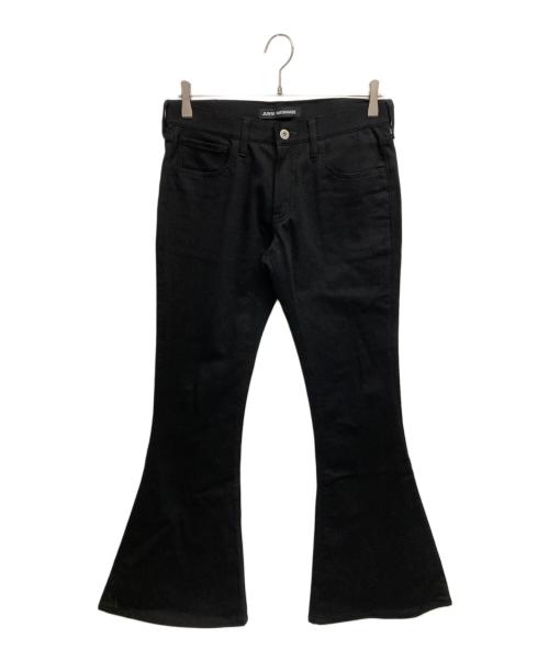JUNYA WATANABE（ジュンヤワタナベ）JUNYA WATANABE (ジュンヤワタナベ) フレアパンツ JP-P031 ブラック サイズ:Sの古着・服飾アイテム