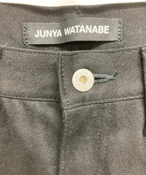 JUNYA WATANABE（ジュンヤワタナベ）JUNYA WATANABE (ジュンヤワタナベ) フレアパンツ JP-P031 ブラック サイズ:Sの古着・服飾アイテム