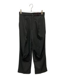MAISON SPECIAL（メゾンスペシャル）の古着「Marvelt Slacks Pants ND91641」｜ブラック