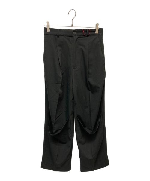 MAISON SPECIAL（メゾンスペシャル）MAISON SPECIAL (メゾンスペシャル) Marvelt Slacks Pants ND91641 ブラック サイズ:SIZE38 未使用品の古着・服飾アイテム