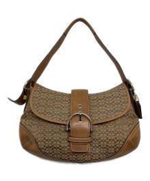 COACH（コーチ）の古着「ソーホーホーボ-ショルダーバッグ　a04j-6808」｜ブラウン