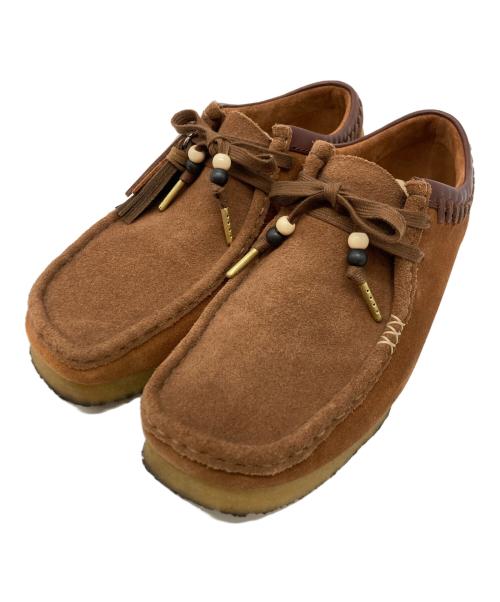 CLARKS（クラークス）CLARKS (クラークス) WALLABEE DARK TAN COMBINATION 61435413 ブラウン サイズ:SIZE 7 1/2の古着・服飾アイテム