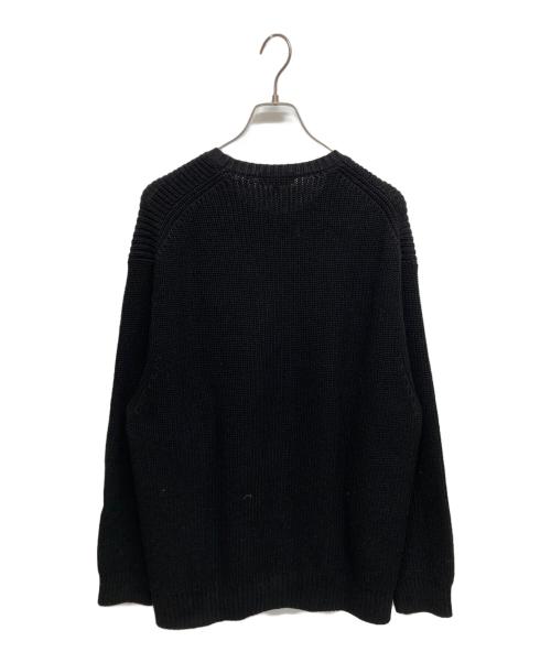 SUPREME（シュプリーム）SUPREME (シュプリーム) Melange Rib Knit Sweater ブラック サイズ:SIZE XLの古着・服飾アイテム