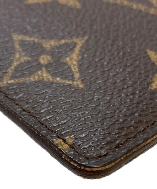 LOUIS VUITTON（ルイ ヴィトン）LOUIS VUITTON (ルイ ヴィトン) 名刺入れ　M61733 ブラウン サイズ:実寸参照の古着・服飾アイテム