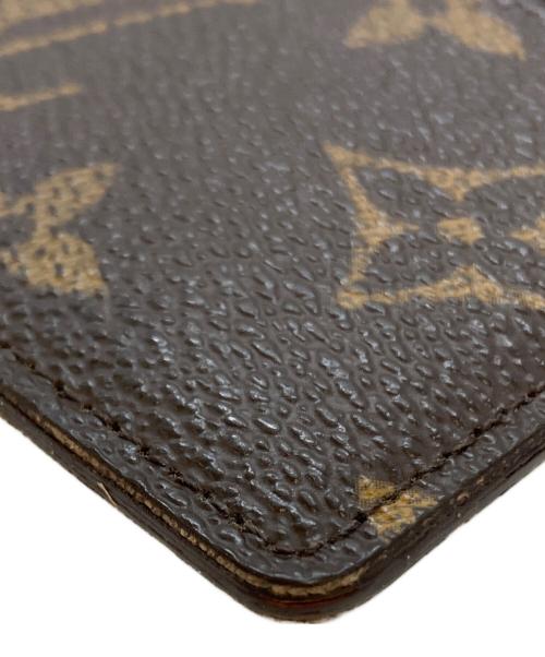 LOUIS VUITTON（ルイ ヴィトン）LOUIS VUITTON (ルイ ヴィトン) 名刺入れ　M61733 ブラウン サイズ:実寸参照の古着・服飾アイテム