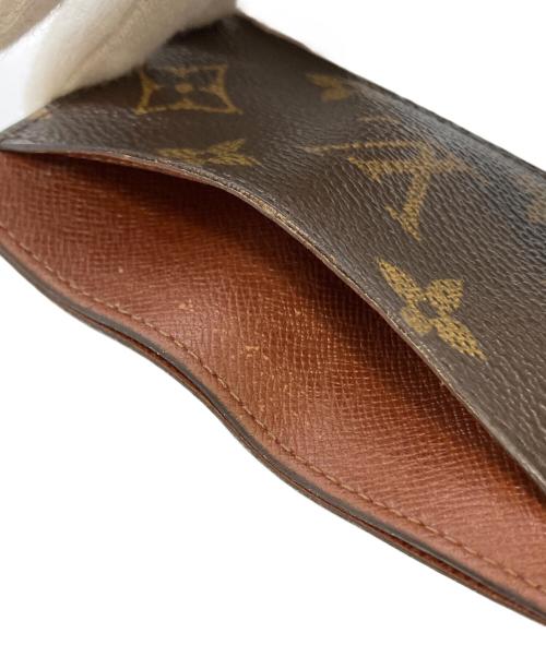LOUIS VUITTON（ルイ ヴィトン）LOUIS VUITTON (ルイ ヴィトン) 名刺入れ　M61733 ブラウン サイズ:実寸参照の古着・服飾アイテム