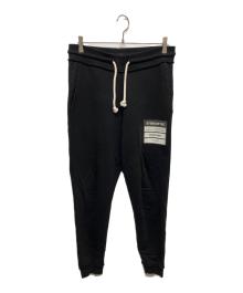 Maison Margiela（メゾンマルジェラ）の古着「「STEREOTYPE」パッチ付きスウェットパンツ S50KA0448 S25368」｜ブラック