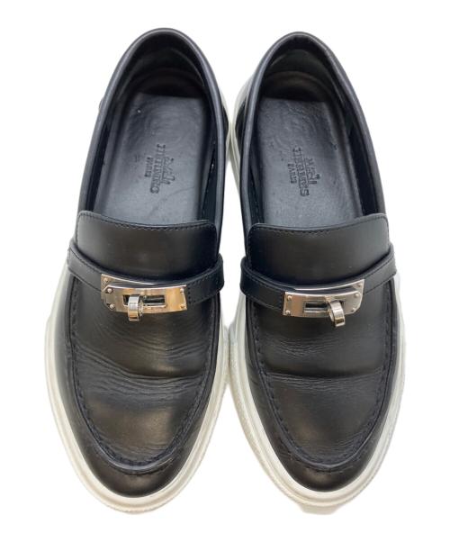 HERMES（エルメス）HERMES (エルメス) GAME ローファー スニーカー ブラック サイズ:SIZE35.5の古着・服飾アイテム
