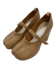 Maison Margiela（メゾンマルジェラ）の古着「TABIメリージェーンパンプス S34WL0021」｜ベージュ