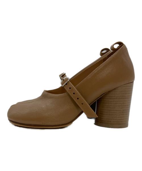 Maison Margiela（メゾンマルジェラ）Maison Margiela (メゾンマルジェラ) TABIメリージェーンパンプス S34WL0021 ベージュ サイズ:SIZE35の古着・服飾アイテム