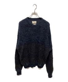 YOKE×1LDK（ヨーク×ワンエルディーケー）の古着「STILL BORDER CREWNECK yk22aw0417s-1l」｜ネイビー