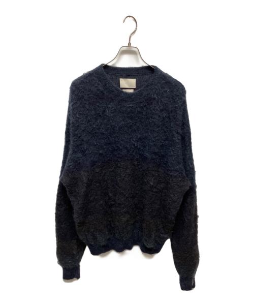 YOKE（ヨーク）YOKE (ヨーク) 1LDK (ワンエルディーケー) STILL BORDER CREWNECK yk22aw0417s-1l ネイビー サイズ:SIZE2の古着・服飾アイテム