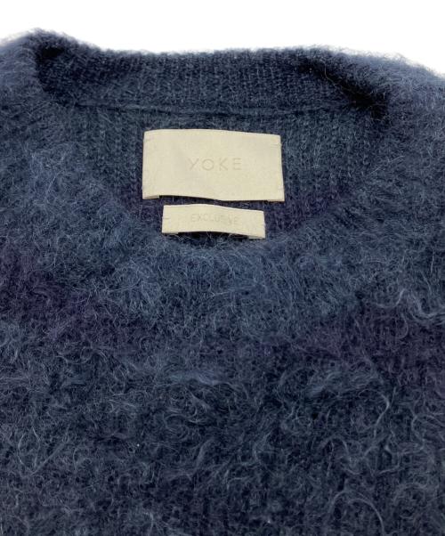 YOKE（ヨーク）YOKE (ヨーク) 1LDK (ワンエルディーケー) STILL BORDER CREWNECK yk22aw0417s-1l ネイビー サイズ:SIZE2の古着・服飾アイテム